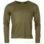 Maillot de corps britannique thermique, unisexe, Thermowave, vert olive