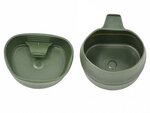 Tasse pliable de l'armée suédoise Fold-a-Cup, vert olive