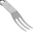 M-Tac ensemble de couverts 3-en-1 en acier inoxydable, noir