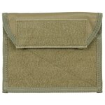 MFH chest pouch Molle with velcro patch, coyote tan