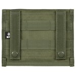 MFH chest pouch Molle with velcro patch, OD green