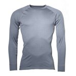 ​​​​​​​Maillot de corps thermique à manches longues Thermowave, antimicrobien Silverplus, gris