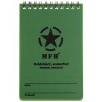 MFH all weather notitieblok A6 15 x 10 cm, legergroen