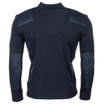 Dutch military police commando sweater wool/acrylic with turtleneck, dark blue