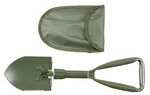 MFH Folding shovel 3-in-1 with cover, OD green