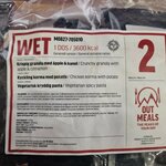 Out Meals MRE Meal Ready-to-Eat 24-uur rantsoen, Menu set 2