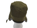 Bonnet d'hiver USSR doublé, vert olive