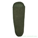 Fosco bushcraft Fleece slaapzak, olijfgroen