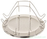 Fox outdoor camping toaster opvouwbaar, voor 4 schijven met tang, RVS