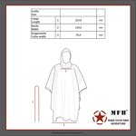 MFH Poncho, Rip Stop, M95 CZ camo, 144 x 223 cm