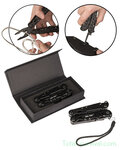 Mil-tec Clamppack Multitool groß mit Tasche, schwarz