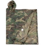 MFH Poncho, Rip Stop, woodland, 144 x 223 cm