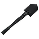 AB pelle pliable 3-en-1 petit avec couvercle, noire