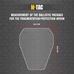 M-Tac Frontschutzschürze für ballistische Einlagen XL, Ranger grün