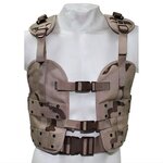 Niederländische Armee Lastweste mit Gürtel, DCU desert camo