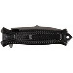 Fox outdoor Snake klapmes met easy grip handvat, zwart