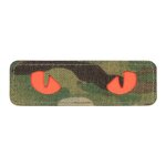 M-Tac velcro patch Cat Eyes, 25 x 80 mm, Multicam/Rouge