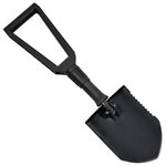 Gerber US Folding shovel / field shovel 3-part large serrated, black