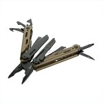 M-Tac Yukon Multitool Typ 13, Edelstahl, Braun/Schwarz