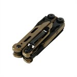 M-Tac Yukon Multitool Typ 13, Edelstahl, Braun/Schwarz