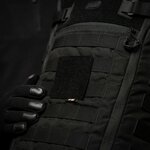 M-Tac panneau Molle pour patchs avec passants Molle, 80 x 85 mm, Noire