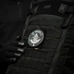 M-Tac panneau Molle pour patchs avec passants Molle, 80 x 85 mm, Noire