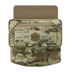 M-Tac Unterbauchschutz für ballistische Einsätze mit Molle Tasche, Multicam