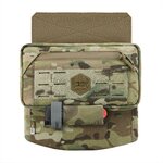M-Tac Unterbauchschutz für ballistische Einsätze mit Molle Tasche, Multicam
