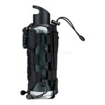 101 Inc pochette de transport Molle ajustable pour bouteilles d'eau, noir