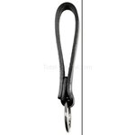 Porte-clés de la police britannique pour ceinture 10 cm, en cuir noir