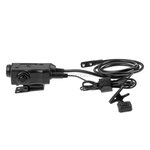 Earmor M52 Kenwood / Nato jack TCI PTT double adaptateur de casque connecteur 2-pin