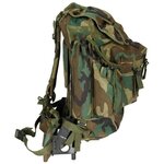 Sac à dos de campagne Alice Pack de l'armée turque avec cadre en métal, 55 l, Woodland camo