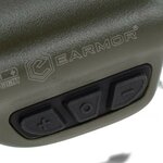 Earmor protection auditive tactique M32 Plus, vert olive