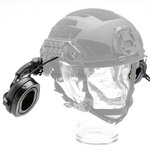 Earmor protection auditive tactique M32X ARC avec support pour casque, noire