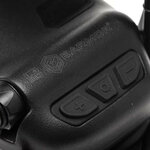 Earmor protection auditive tactique M32X ARC avec support pour casque, noire