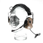 Earmor protection auditive tactique M32X ARC avec support pour casque, coyote tan
