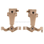 Earmor protection auditive tactique M32X ARC avec support pour casque, coyote tan