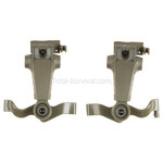 Earmor protection auditive tactique M32X ARC avec support pour casque, vert ranger