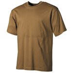 MFH T-shirt US en coton, manches courtes, coyote tan, 170 g/m²