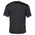 MFH Tactical T-Shirt short sleeve, black, (160 g/m²)