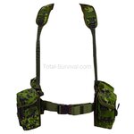 Dänische Armee PLCE Lastentragesystem / Webbing set 6-teilig M/96, M84 camo