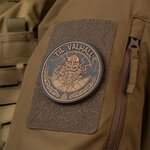 M-Tac velcro patch Til Valhall, 80 mm, coyote / zwart