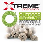 Extreme Precision airsoft Bio BBs 0.20g 6mm wit, zak 700gr