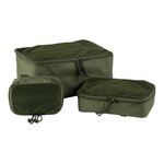 101 Inc Molle Packing Cubes organizers mesh, set van 3 stuks, legergroen