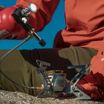 Primus Omnifuel II multifuel brander met brandstoffles en tas