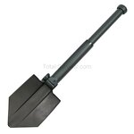 Glock Deense leger Pioniersschep / veldschep inklapbaar groot, zwart