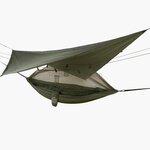 Highlander Crusader hammock with tarp and mosquito net