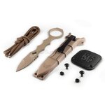 Benchmade Mini SOCP Dagger Sand with multi-mount sheath