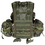 Czech Army combat load carrying vest, CZ M95 camo