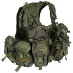 Czech Army combat load carrying vest, CZ M95 camo